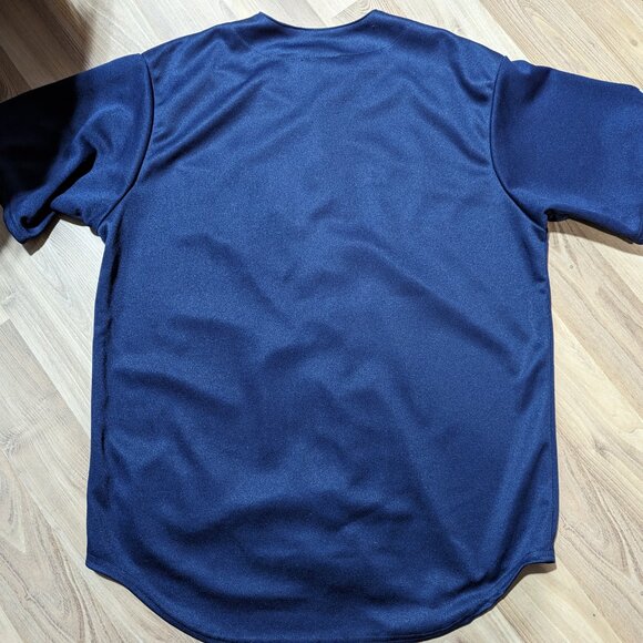 Majestic Boston Red Sox Blue Alternate Jersey Men's Large - Picture 4 of 4